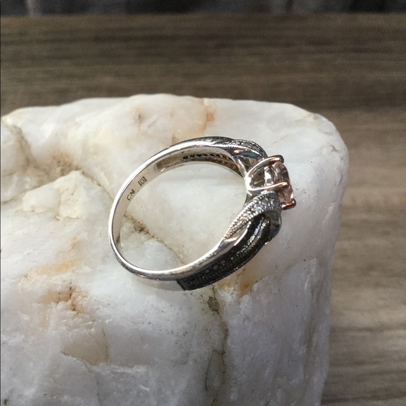Morganite Sterling Ring - Picture 2 of 5
